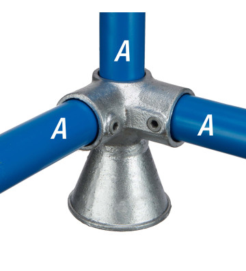 Flangia base 31-8 - 48.3 mm 31-8 Kee Klamp® - Kee Safety